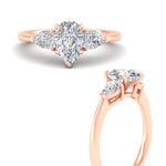 Load image into Gallery viewer, 3-stone-lab-diamond-pear-shaped-cathedral-ring-in-rose-gold-fdenr9210peangle3-nl-rg.jpg