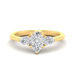 Load image into Gallery viewer, 3-stone-lab-diamond-pear-shaped-cathedral-ring-in-yellow-gold-fdenr9210pesleep-nl-yg.jpg