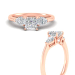 Load image into Gallery viewer, 3-stone-lab-diamond-princess-cut-cathedral-ring-in-rose-gold-fdenr9210prangle3-nl-rg.jpg