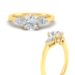 Load image into Gallery viewer, 3-stone-lab-diamond-round-cut-cathedral-ring-in-yellow-gold-fdenr9210roangle3-nl-yg.jpg