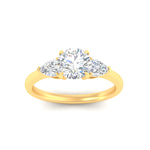 Load image into Gallery viewer, 3-stone-lab-diamond-round-cut-cathedral-ring-in-yellow-gold-fdenr9210roangle5-nl-yg.jpg