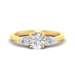 Load image into Gallery viewer, 3-stone-lab-diamond-round-cut-cathedral-ring-in-yellow-gold-fdenr9210rosleep-nl-yg.jpg