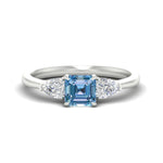 Load image into Gallery viewer, 3-stone-vivid-blue-asscher-cut-cathedral-ring-in-white-gold-fdenr9210asgvbluesleep-nl-wg.jpg