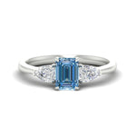 Load image into Gallery viewer, 3-stone-vivid-blue-emerald-cut-cathedral-ring-in-white-gold-fdenr9210emgvbluesleep-nl-wg.jpg