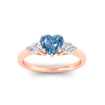 Load image into Gallery viewer, 3-stone-vivid-blue-heart-shaped-cathedral-ring-in-rose-gold-fdenr9210htgvblueangle5-nl-rg.jpg