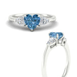 Load image into Gallery viewer, 3-stone-vivid-blue-heart-shaped-cathedral-ring-in-white-gold-fdenr9210htgvblueangle3-nl-wg.jpg