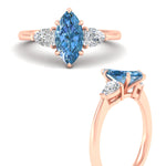 Load image into Gallery viewer, 3-stone-vivid-blue-marquise-cut-cathedral-ring-in-rose-gold-fdenr9210mqgvblueangle3-nl-rg.jpg
