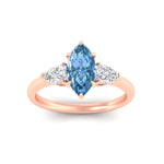 Load image into Gallery viewer, 3-stone-vivid-blue-marquise-cut-cathedral-ring-in-rose-gold-fdenr9210mqgvblueangle5-nl-rg.jpg
