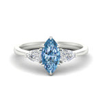 Load image into Gallery viewer, 3-stone-vivid-blue-marquise-cut-cathedral-ring-in-white-gold-fdenr9210mqgvbluesleep-nl-wg.jpg