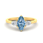 Load image into Gallery viewer, 3-stone-vivid-blue-marquise-cut-cathedral-ring-in-yellow-gold-fdenr9210mqgvbluesleep-nl-yg.jpg