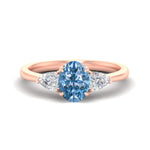 Load image into Gallery viewer, 3-stone-vivid-blue-oval-shaped-cathedral-ring-in-rose-gold-fdenr9210ovgvbluesleep-nl-rg.jpg
