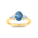 Load image into Gallery viewer, 3-stone-vivid-blue-oval-shaped-cathedral-ring-in-yellow-gold-fdenr9210ovgvblueangle5-nl-yg.jpg