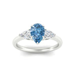 Load image into Gallery viewer, 3-stone-vivid-blue-pear-shaped-cathedral-ring-in-white-gold-fdenr9210pegvblueangle5-nl-wg.jpg