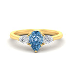 Load image into Gallery viewer, 3-stone-vivid-blue-pear-shaped-cathedral-ring-in-yellow-gold-fdenr9210pegvbluesleep-nl-yg.jpg