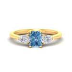 Load image into Gallery viewer, 3-stone-vivid-blue-radiant-cut-cathedral-ring-in-yellow-gold-fdenr9210ragvbluesleep-nl-yg.jpg
