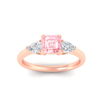 Load image into Gallery viewer, 3-stone-vivid-pink-asscher-cut-cathedral-ring-in-rose-gold-fdenr9210asgvpinkangle5-nl-rg.jpg