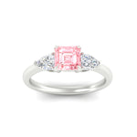 Load image into Gallery viewer, 3-stone-vivid-pink-asscher-cut-cathedral-ring-in-white-gold-fdenr9210asgvpinkangle5-nl-wg.jpg
