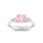 Load image into Gallery viewer, 3-stone-vivid-pink-heart-shaped-cathedral-ring-in-white-gold-fdenr9210htgvpinkangle5-nl-wg.jpg
