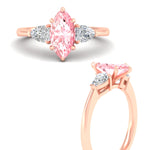 Load image into Gallery viewer, 3-stone-vivid-pink-marquise-cut-cathedral-ring-in-rose-gold-fdenr9210mqgvpinkangle3-nl-rg.jpg