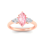 Load image into Gallery viewer, 3-stone-vivid-pink-marquise-cut-cathedral-ring-in-rose-gold-fdenr9210mqgvpinkangle5-nl-rg.jpg