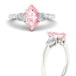 Load image into Gallery viewer, 3-stone-vivid-pink-marquise-cut-cathedral-ring-in-white-gold-fdenr9210mqgvpinkangle3-nl-wg.jpg