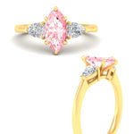 Load image into Gallery viewer, 3-stone-vivid-pink-marquise-cut-cathedral-ring-in-yellow-gold-fdenr9210mqgvpinkangle3-nl-yg.jpg