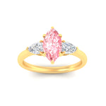 Load image into Gallery viewer, 3-stone-vivid-pink-marquise-cut-cathedral-ring-in-yellow-gold-fdenr9210mqgvpinkangle5-nl-yg.jpg