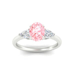 Load image into Gallery viewer, 3-stone-vivid-pink-oval-shaped-cathedral-ring-in-white-gold-fdenr9210ovgvpinkangle5-nl-wg.jpg