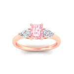 Load image into Gallery viewer, 3-stone-vivid-pink-radiant-cut-cathedral-ring-in-rose-gold-fdenr9210ragvpinkangle5-nl-rg.jpg