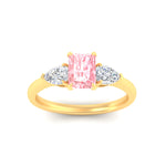 Load image into Gallery viewer, 3-stone-vivid-pink-radiant-cut-cathedral-ring-in-yellow-gold-fdenr9210ragvpinkangle5-nl-yg.jpg