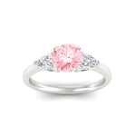 Load image into Gallery viewer, 3-stone-vivid-pink-round-cut-cathedral-ring-in-white-gold-fdenr9210rogvpinkangle5-nl-wg.jpg