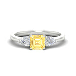 Load image into Gallery viewer, 3-stone-vivid-yellow-asscher-cut-cathedral-ring-in-white-gold-fdenr9210asgvyellowsleep-nl-wg.jpg