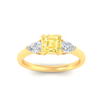 Load image into Gallery viewer, 3-stone-vivid-yellow-asscher-cut-cathedral-ring-in-yellow-gold-fdenr9210asgvyellowangle5-nl-yg.jpg