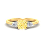 Load image into Gallery viewer, 3-stone-vivid-yellow-cushion-cut-cathedral-ring-in-yellow-gold-fdenr9210cugvyellowsleep-nl-yg.jpg