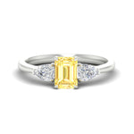 Load image into Gallery viewer, 3-stone-vivid-yellow-emerald-cut-cathedral-ring-in-white-gold-fdenr9210emgvyellowsleep-nl-wg.jpg