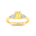 Load image into Gallery viewer, 3-stone-vivid-yellow-emerald-cut-cathedral-ring-in-yellow-gold-fdenr9210emgvyellowangle5-nl-yg.jpg