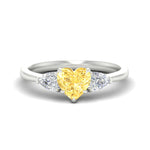 Load image into Gallery viewer, 3-stone-vivid-yellow-heart-shaped-cathedral-ring-in-white-gold-fdenr9210htgvyellowsleep-nl-wg.jpg