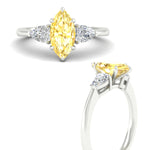 Load image into Gallery viewer, 3-stone-vivid-yellow-marquise-cut-cathedral-ring-in-white-gold-fdenr9210mqgvyellowangle3-nl-wg.jpg