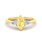 Load image into Gallery viewer, 3-stone-vivid-yellow-marquise-cut-cathedral-ring-in-yellow-gold-fdenr9210mqgvyellowsleep-nl-yg.jpg