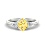 Load image into Gallery viewer, 3-stone-vivid-yellow-oval-shaped-cathedral-ring-in-white-gold-fdenr9210ovgvyellowsleep-nl-wg.jpg