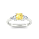 Load image into Gallery viewer, 3-stone-vivid-yellow-princess-cut-cathedral-ring-in-white-gold-fdenr9210prgvyellowangle5-nl-wg.jpg