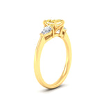 Load image into Gallery viewer, 3-stone-vivid-yellow-princess-cut-cathedral-ring-in-yellow-gold-fdenr9210prgvyellowangle2-nl-yg.jpg