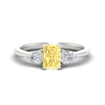 Load image into Gallery viewer, 3-stone-vivid-yellow-radiant-cut-cathedral-ring-in-white-gold-fdenr9210ragvyellowsleep-nl-wg.jpg