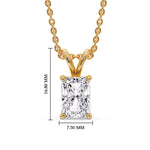 Load image into Gallery viewer, radiant-diamond-basket-stud-earring-3-carat-in-yellow-gold-FDEAR10411RAANGLE2-3.00CT-NL-YG-HW_1200x1200.jpg?v=1763458473