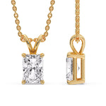 Load image into Gallery viewer, radiant-diamond-basket-stud-earring-3-carat-in-yellow-gold-FDEAR10411RAANGLE3-3.00CT-NL-YG_1200x1200.jpg?v=1763458473