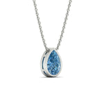 Load image into Gallery viewer, 4-carat-bezel-pear-water-drop-vivid-blue-solitaire-pendant-in-white-gold-fdpd10538pegvblueangle3-4.00ct-nl-wg.jpg?v=1787819662