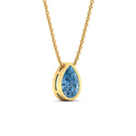 Load image into Gallery viewer, 4-carat-bezel-pear-water-drop-vivid-blue-solitaire-pendant-in-yellow-gold-fdpd10538pegvblueangle3-4.00ct-nl-yg.jpg?v=1787819662