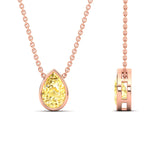 Load image into Gallery viewer, 4-carat-bezel-pear-water-drop-vivid-yellow-solitaire-pendant-in-rose-gold-fdpd10538pegvyellowangle2-4.00ct-nl-rg_18a1b195-e7ef-46a9-b96e-8ceb0f81794b.jpg?v=1787819661