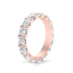 Load image into Gallery viewer, 0.25 - 5 Carat Round Cut Lab Grown Eternity Wedding Band For Women 14k Gold

