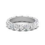 Load image into Gallery viewer, 0.25 - 5 Carat Round Cut Lab Grown Eternity Wedding Band For Women 14k Gold
